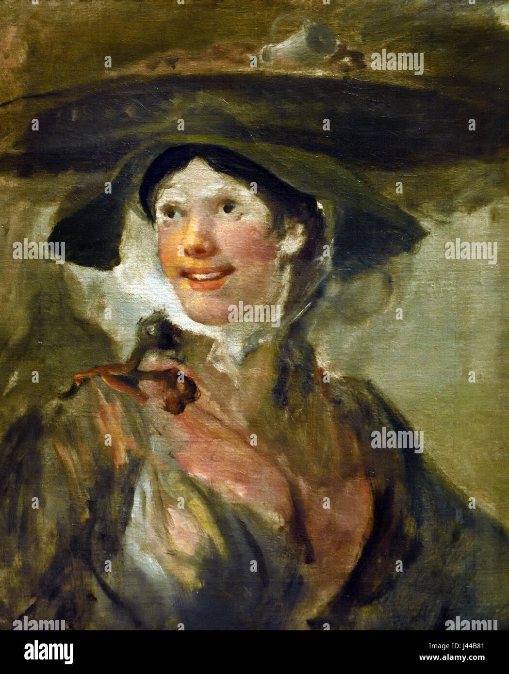 Le Shrimp Girl 1740-5 William Hogarth 1697 - 1764, France, Français, Britanniques, la Grande-Bretagne, Banque D'Images
