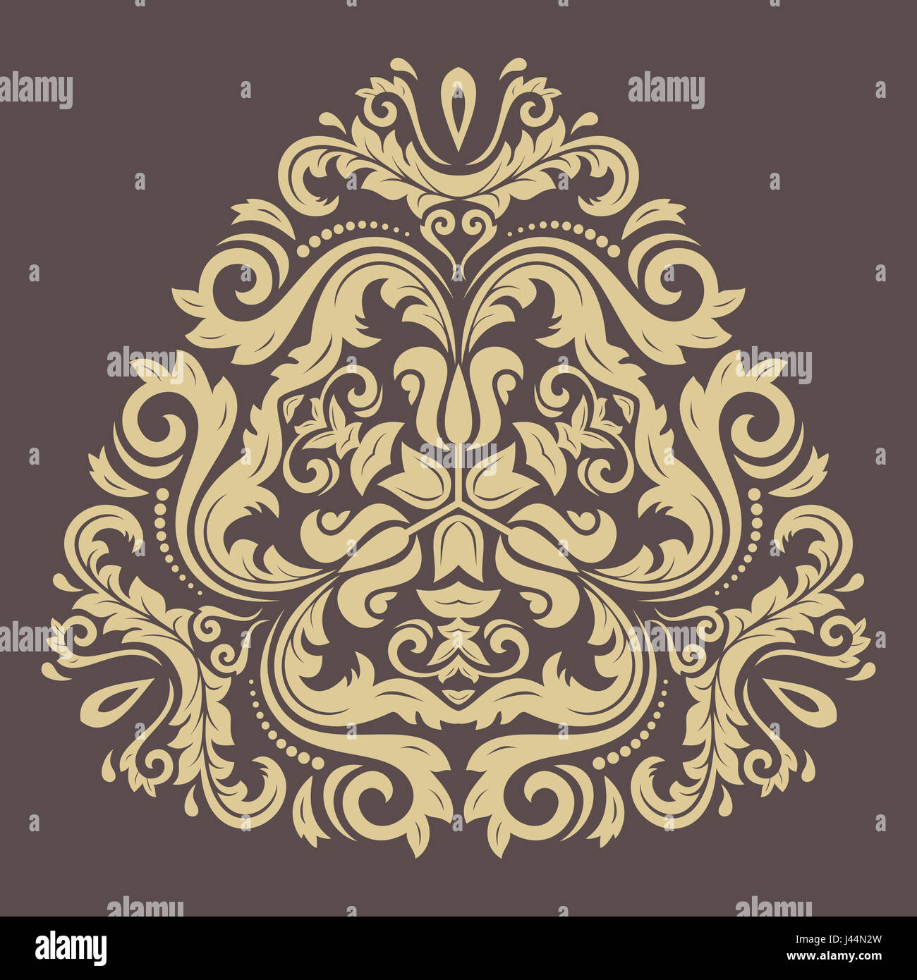 Dans un style classique élégant ornement Banque D'Images