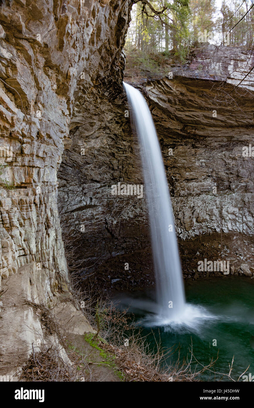 Cascade Falls, de l'ozone dans la région de New York, USA Banque D'Images