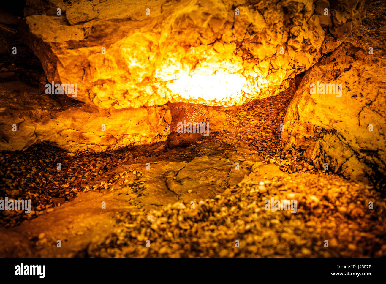 Grotte de l’or Banque D'Images