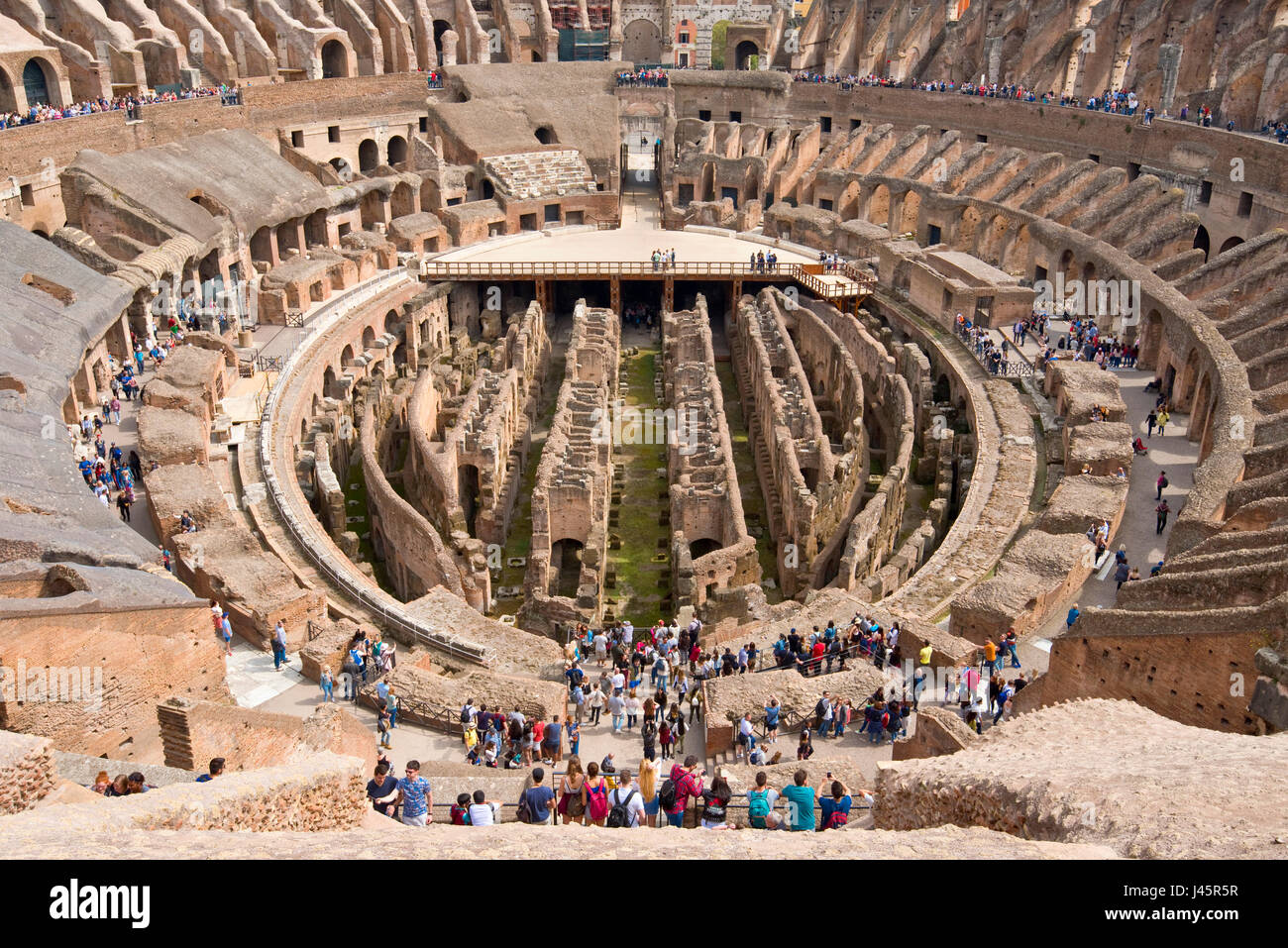 Un grand angle vue de l'intérieur de l'amphithéâtre à l'intérieur du ...