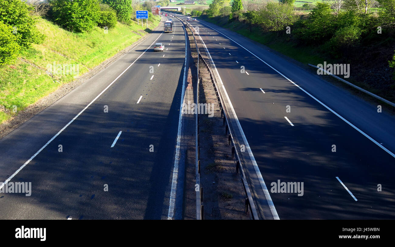 L'autopont de l'autoroute M9 Banque D'Images