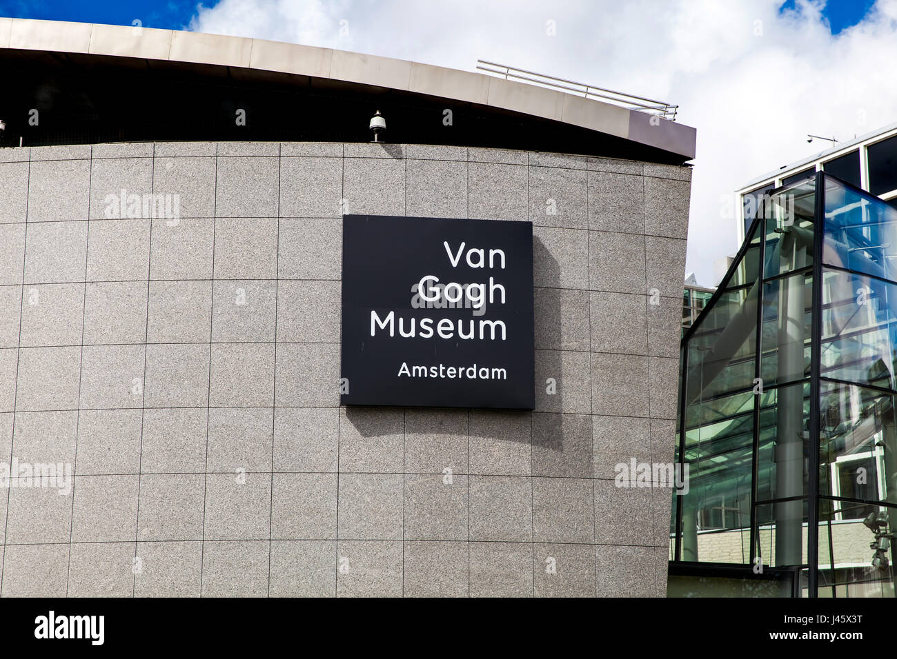 Bâtiment de Musée Van Gogh à Amsterdam, Pays-Bas Banque D'Images