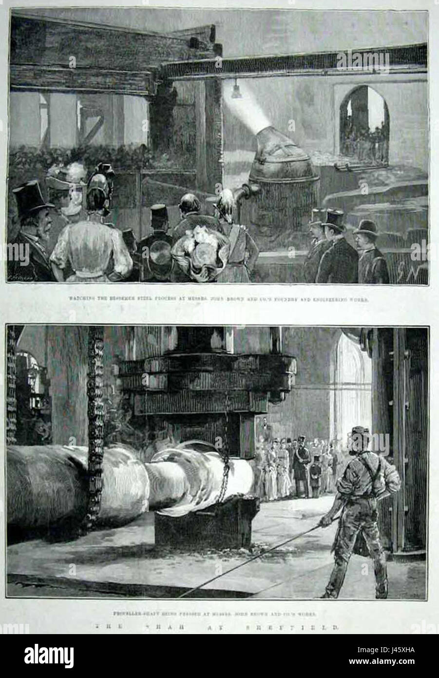 Nasser Ed Din Shah's dernière visite à la Grande-Bretagne 8 Banque D'Images