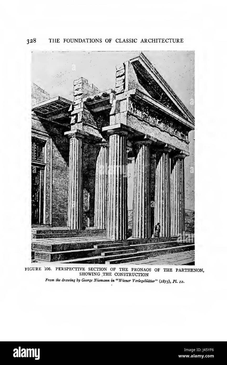 Niemann article Parthénon Banque D'Images