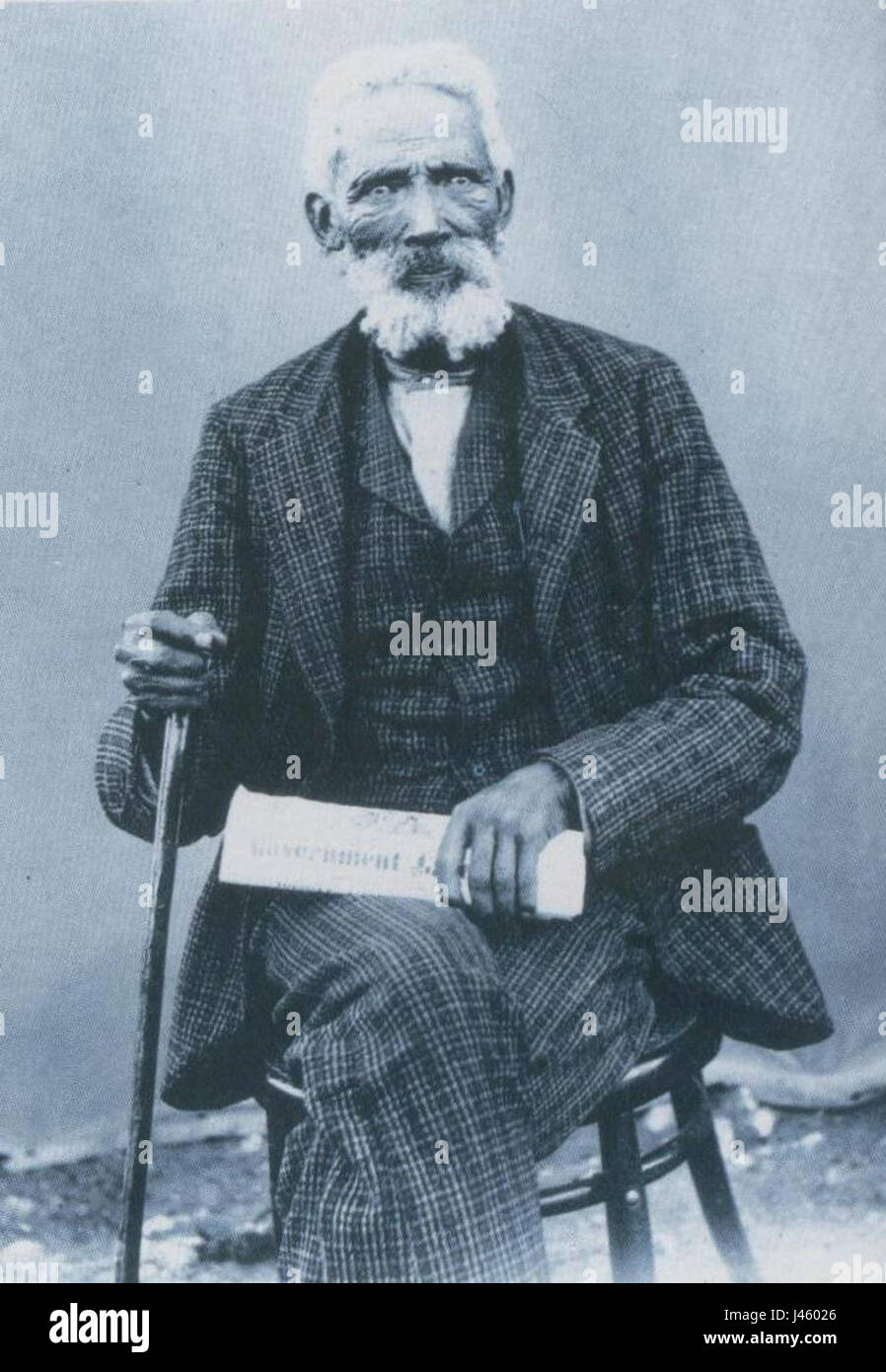 Nicolaas Waterboer chef Griqua et politicien de la Colonie du Cap Banque D'Images