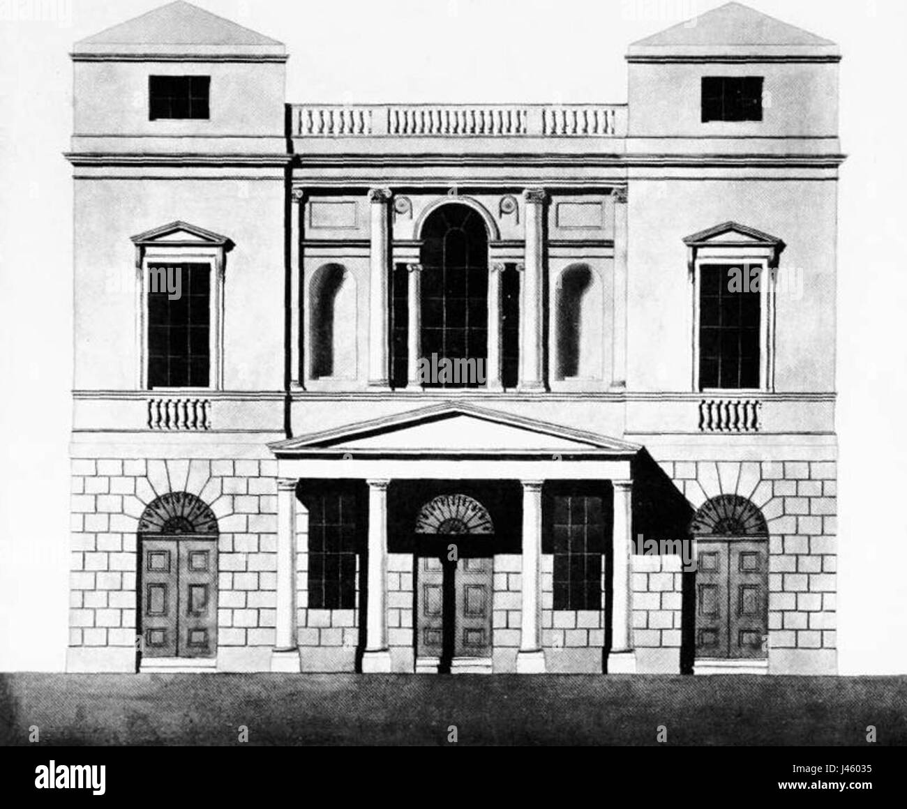 Le Panthéon d'Oxford Street est un bâtiment emblématique connu pour son importance architecturale, souvent associé au développement urbain et à l'histoire de Londres. Banque D'Images