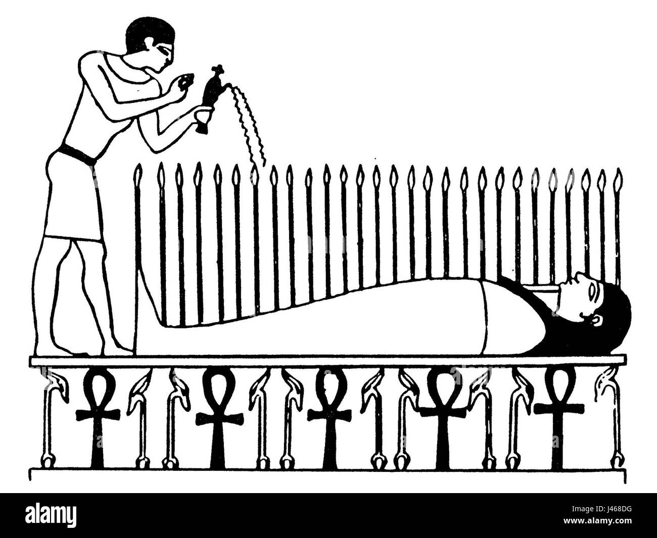 Ce titre fait probablement référence à l'ancienne divinité égyptienne Osiris et à l'île de Philae, où se trouvait le célèbre temple Philae dédié à Osiris. Philae était un site religieux important en Égypte. Banque D'Images