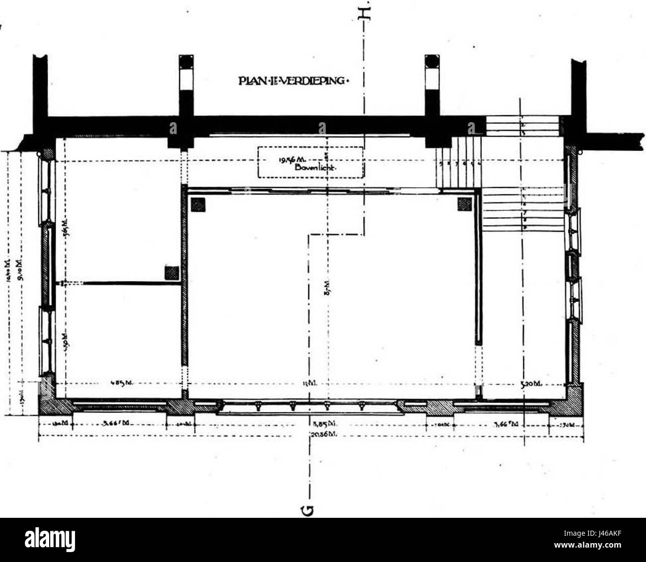 Plan Nachtwachtzaal Banque D'Images