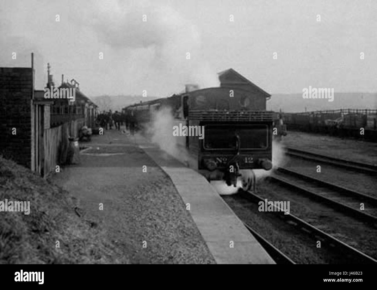 Locomotive no NSR 12 à Cheadle Banque D'Images