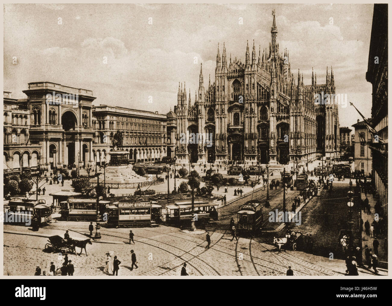 Milano inizio secolo Banque D'Images