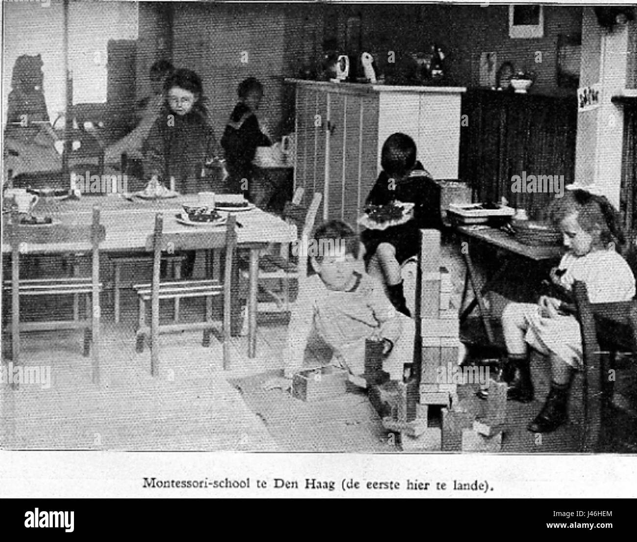 L'école Montessori007 Banque D'Images