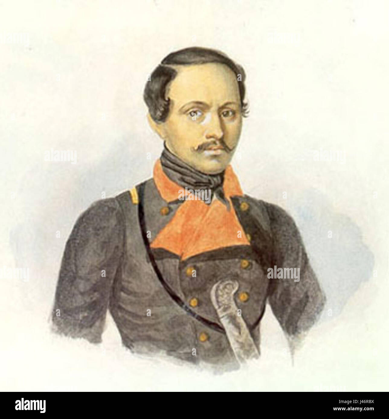 Mikhaïl Lermontov 1 Banque D'Images