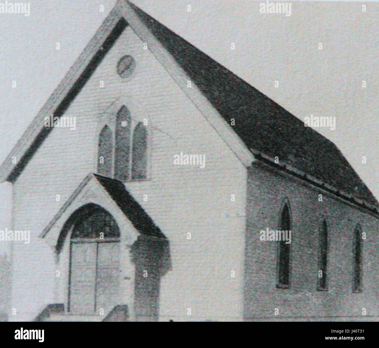 Le temple du Mont Sion, construit en 1875, est un site religieux historique, important dans le contexte de sa construction et de la communauté qu'il a desservie pendant cette période. Banque D'Images