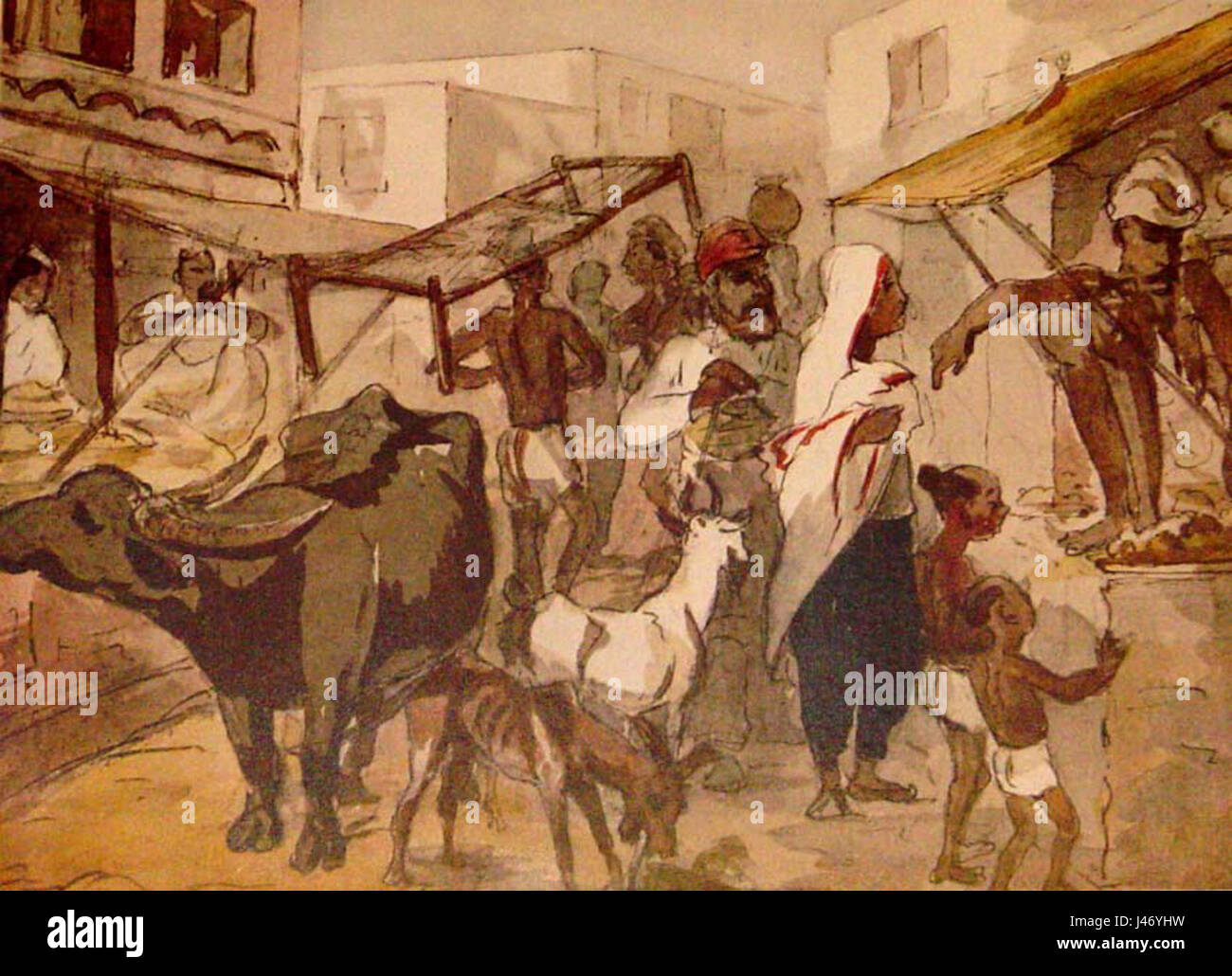 Ourbazar désigne probablement un marché ou un bazar, un lieu de commerce ou d'échange culturel, où des biens, des services et des interactions culturelles ont lieu. Ce terme peut désigner un marché historique ou contemporain. Banque D'Images