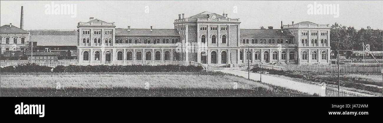 De Bahnhof 1873 1 Banque D'Images