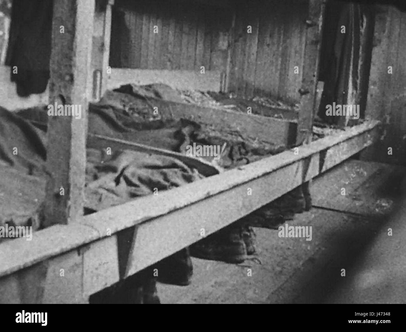 Notlandung 3724 Baracke Wauwilermoos Innenbereich Banque D'Images