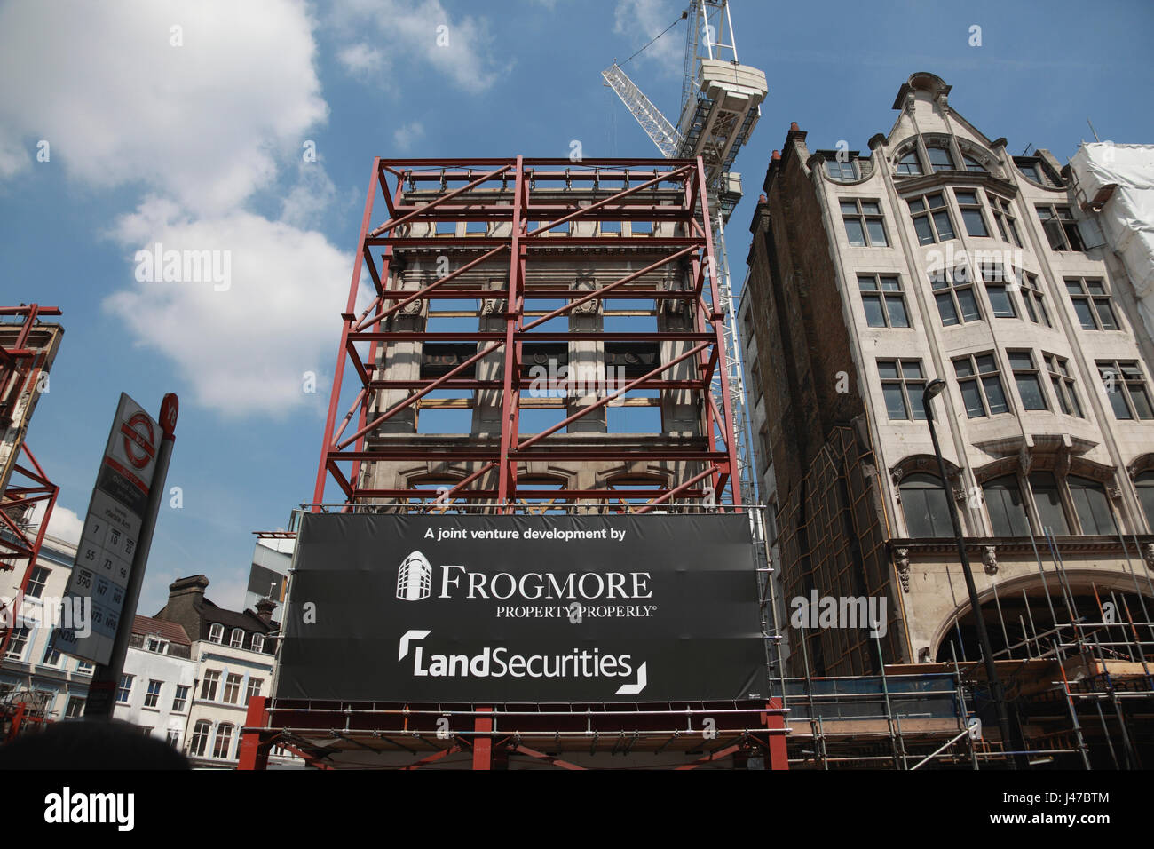 Une coentreprise mise sur Oxford Street, dans le centre de Londres, par la propriété de titres fonciers et de Frogmore Banque D'Images