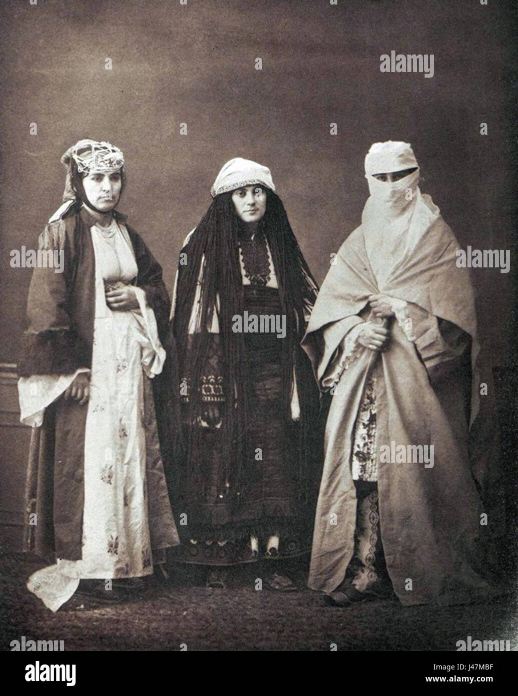 Ottomcostumes1873 (planche22 salonica Banque D'Images