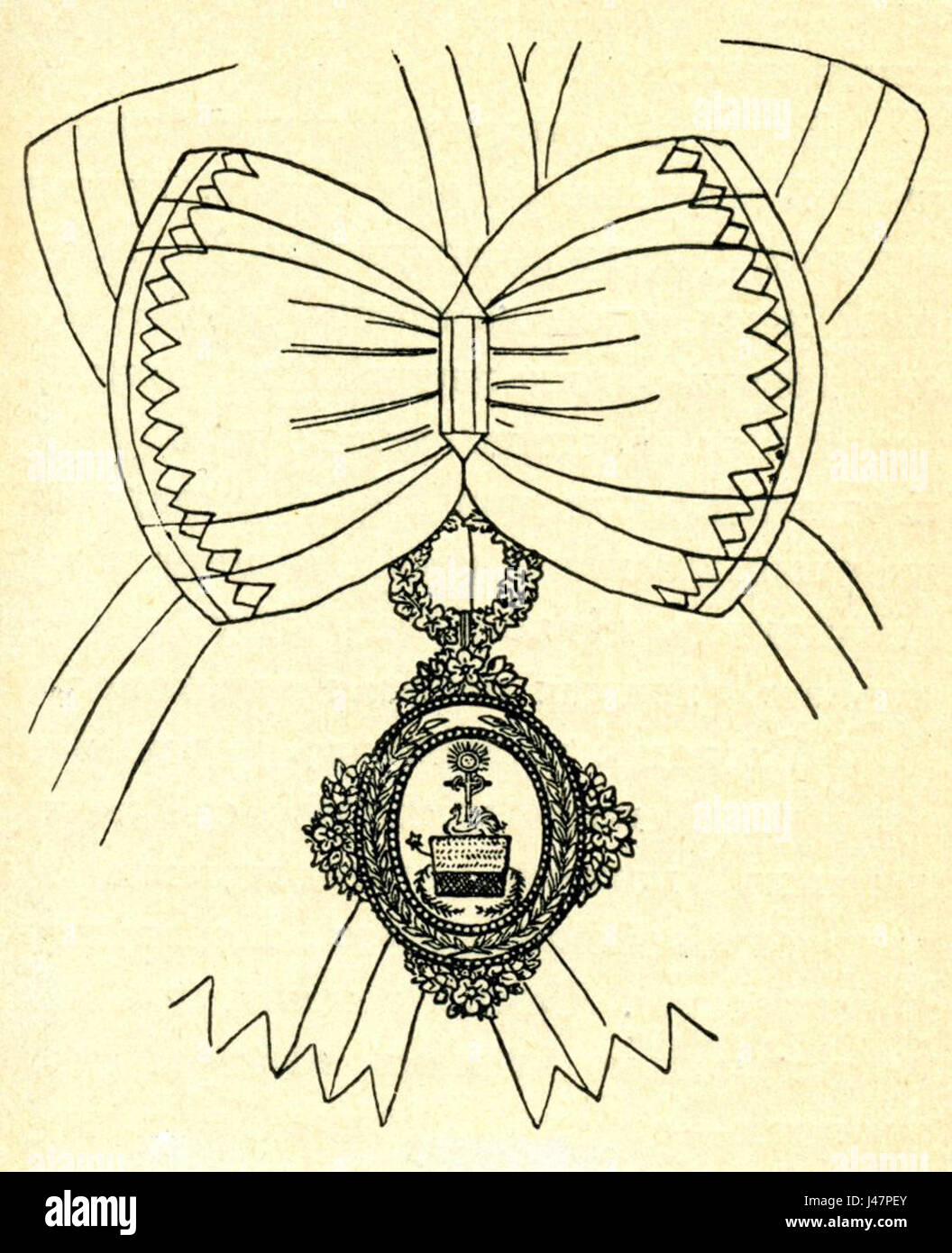 Ordre de la Couronne, 1ère classe. Libre à partir de la livre de 1902 Banque D'Images