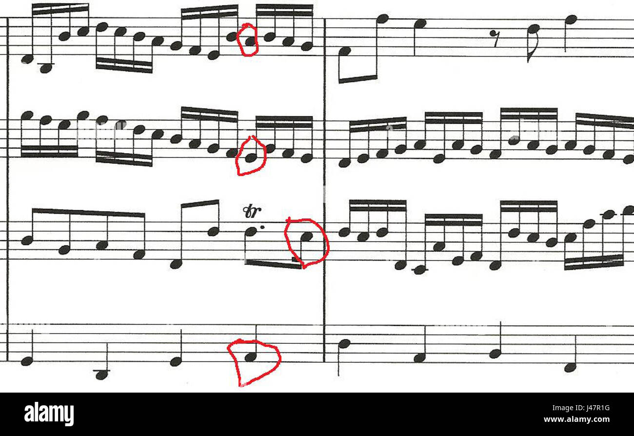 Le Canon de Pachelbel1 Banque D'Images