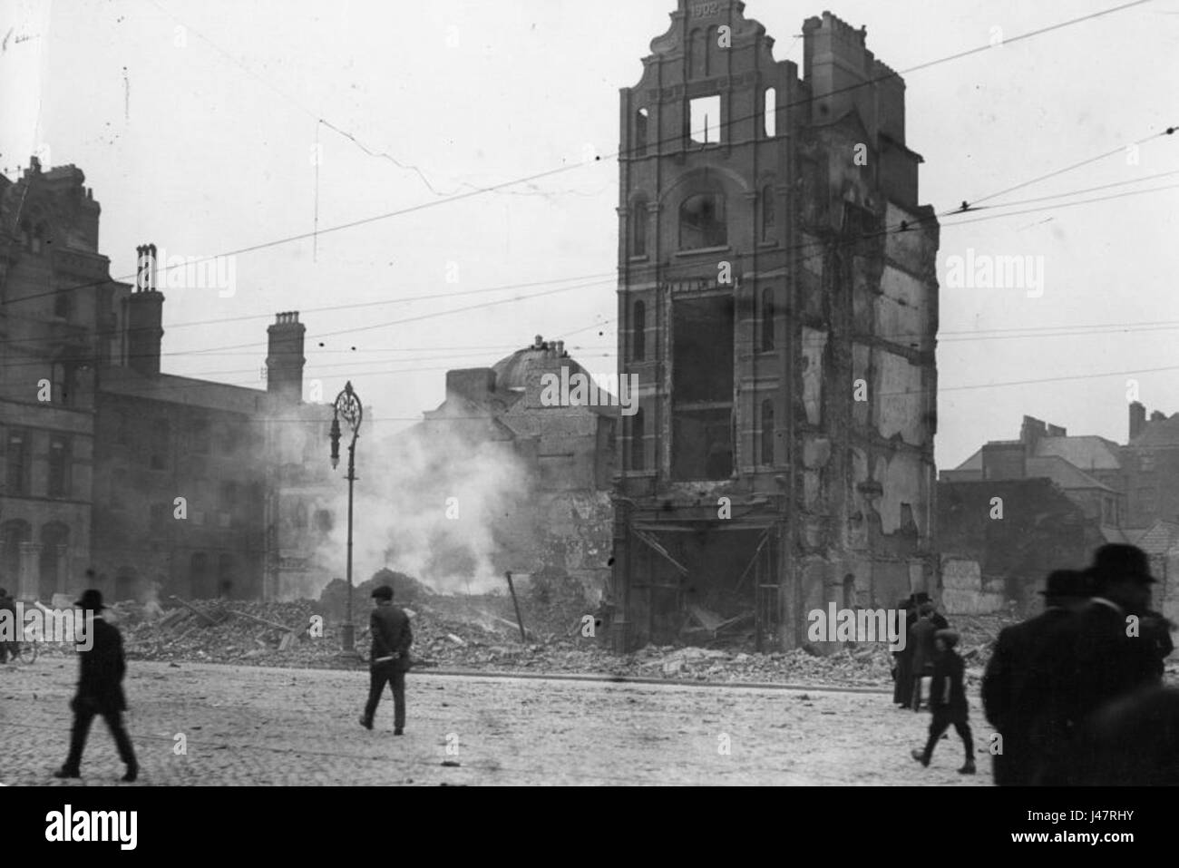 Osteraufstand Earl Street Dublin Banque D'Images