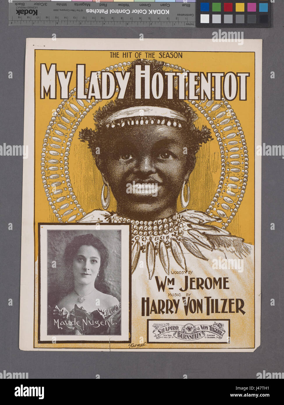 Ma dame Hottentots (NYPL Hadès 1931232 1993847) Banque D'Images