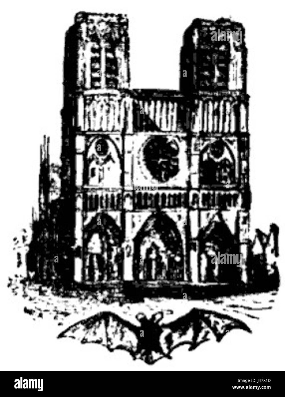 Nuestra Senora de Paris pg 4 Banque D'Images