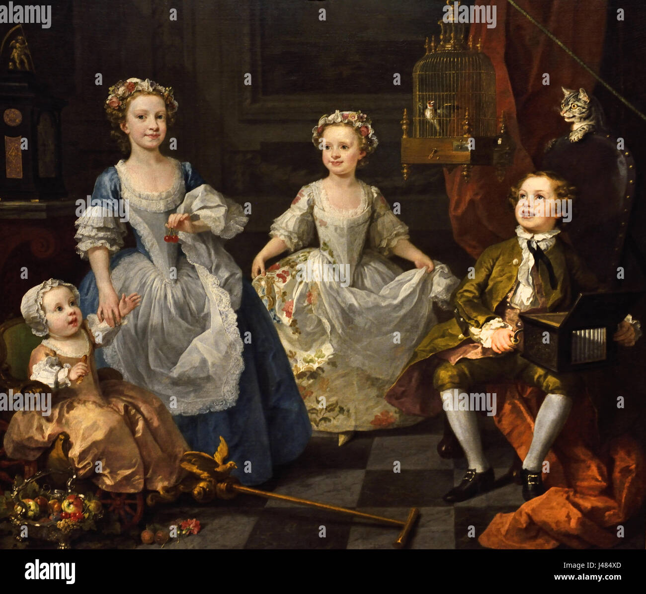 Les enfants 1742 Graham William Hogarth 1697-1764 Anglais Angleterre Banque D'Images