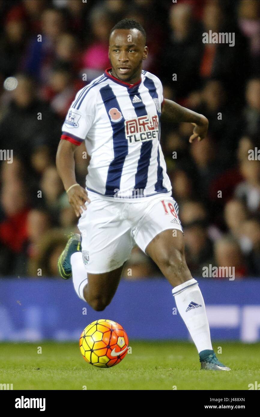 SAIDO BERAHINO West Bromwich Albion West Bromwich Albion Old Trafford MANCHESTER EN ANGLETERRE 07 Novembre 2015 Banque D'Images