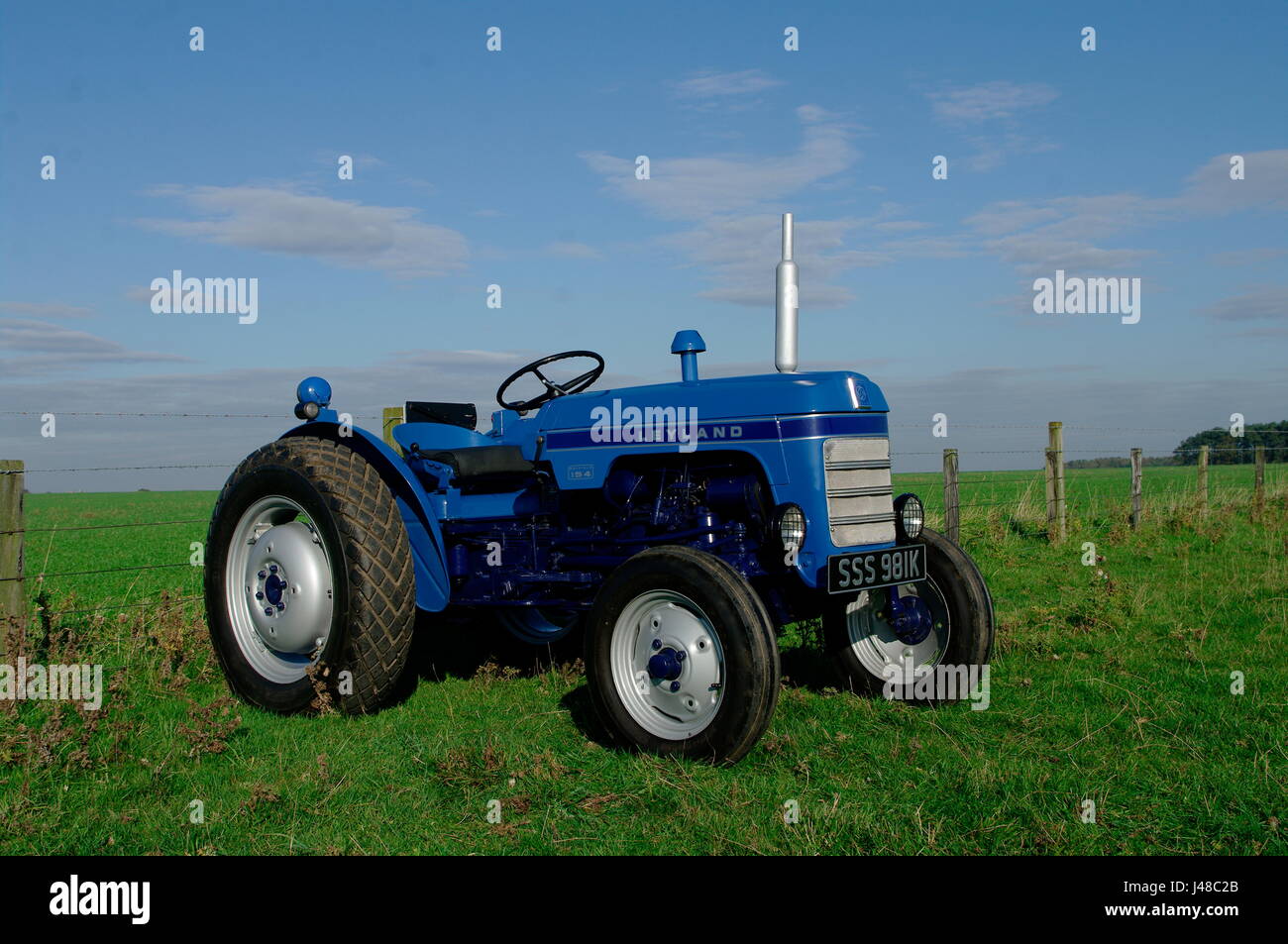 Leyland 154 tracteur vintage Banque D'Images