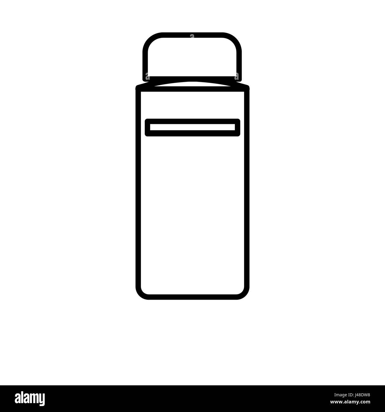 icône de thermos Banque D'Images