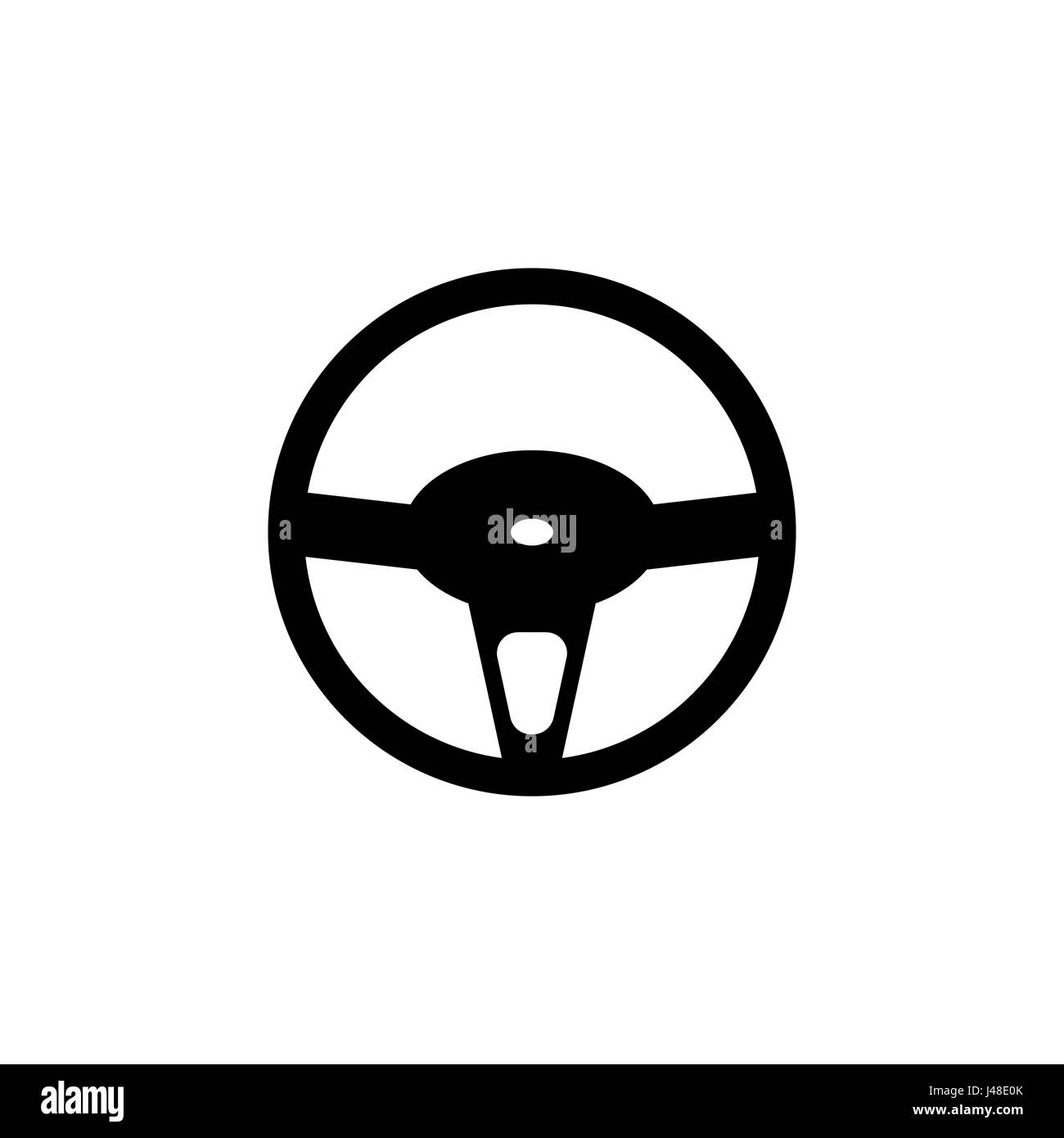 L'icône du volant Banque D'Images