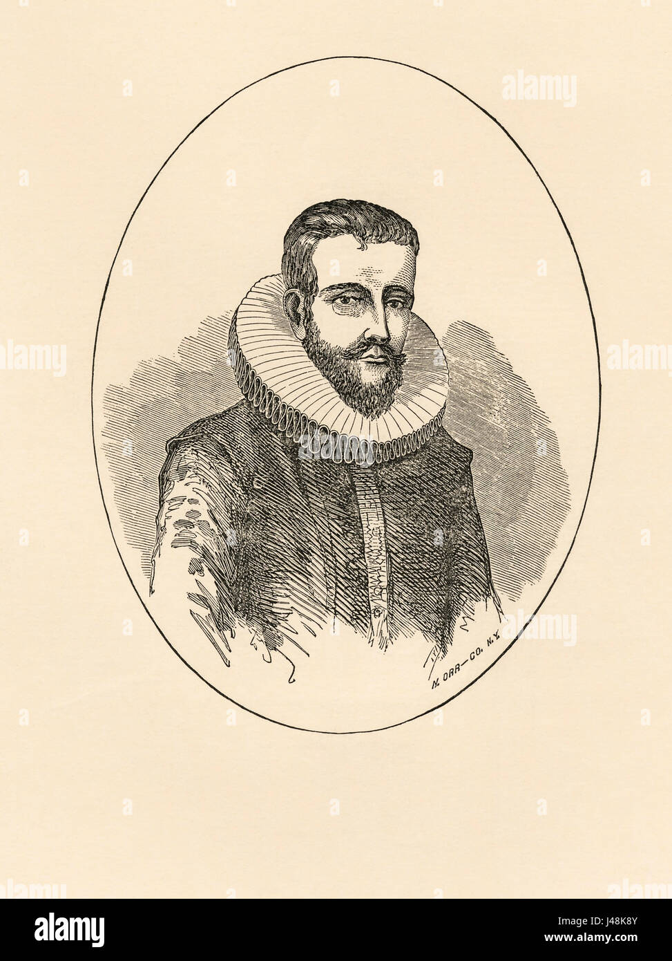 Henry Hudson, c.1565-1570 - 1611. English explorateur et navigateur. Banque D'Images