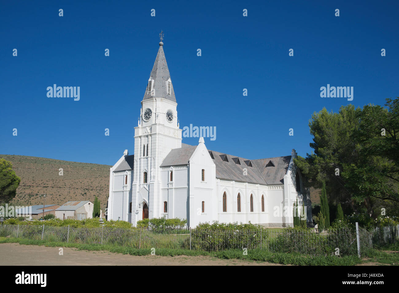 Nieu Bethesda church Karoo Cap Afrique du Sud Banque D'Images