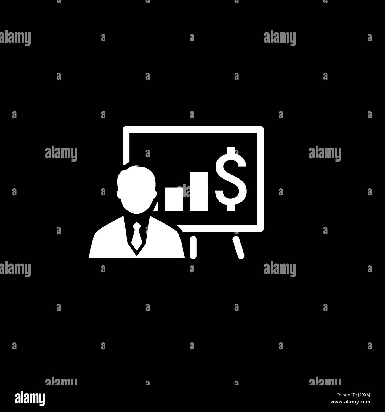 Formation d'icône. Modèle plat. Illustration de Vecteur