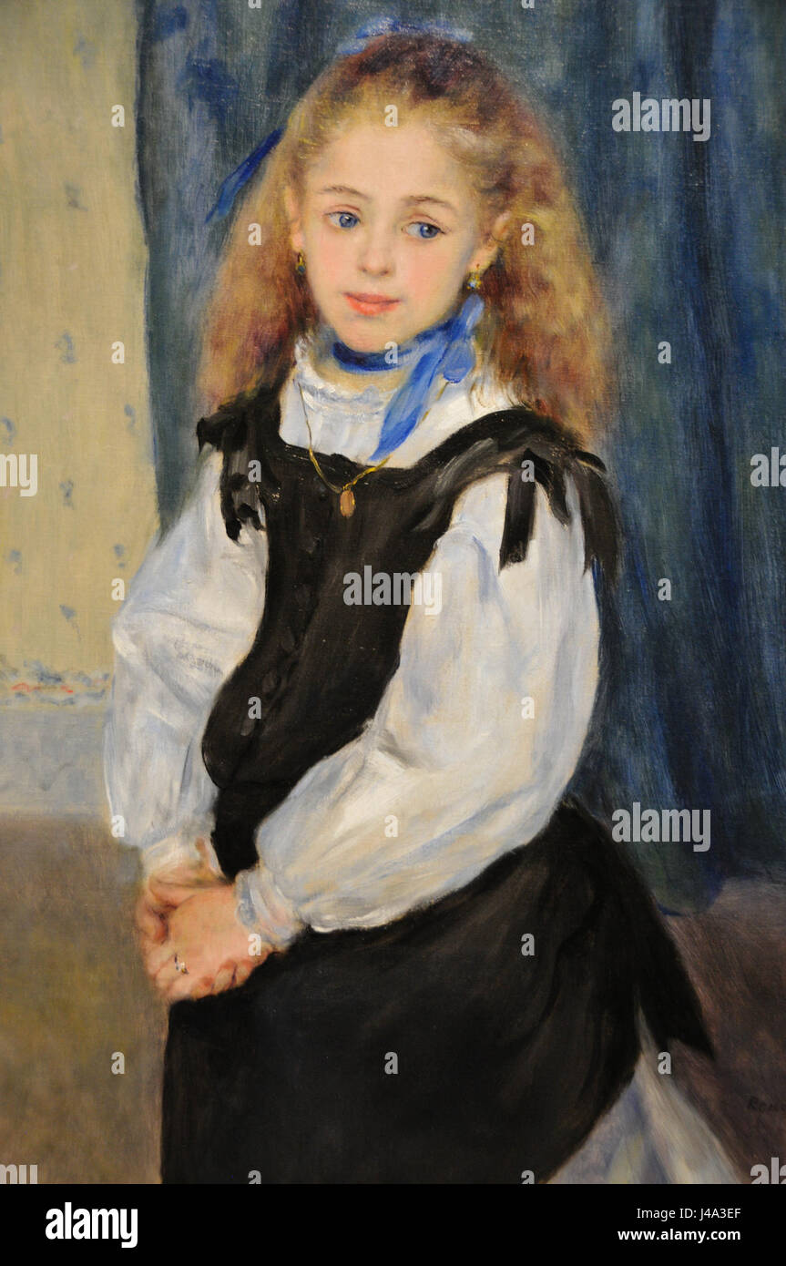 Pierre Auguste Renoir Portrait de Mademoiselle Legrand, 1875 Banque D'Images