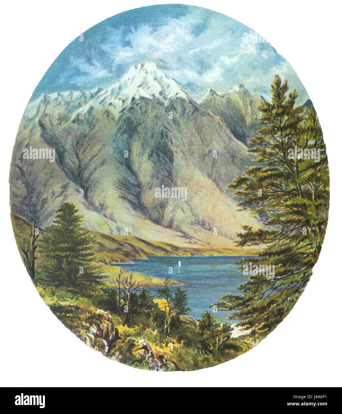 Les Remarkables sont une chaîne de montagnes située près de Queenstown sur l'île du Sud de Nouvelle-Zélande, réputée pour sa forme distinctive et sa station de ski ouverte toute l'année. Le nom de la chaîne est attribué aux premiers explorateurs européens qui les trouvèrent remarquables. Le domaine skiable offre divers terrains adaptés à différents niveaux de compétence, ce qui en fait une destination populaire pour les amateurs de sports d'hiver. Banque D'Images