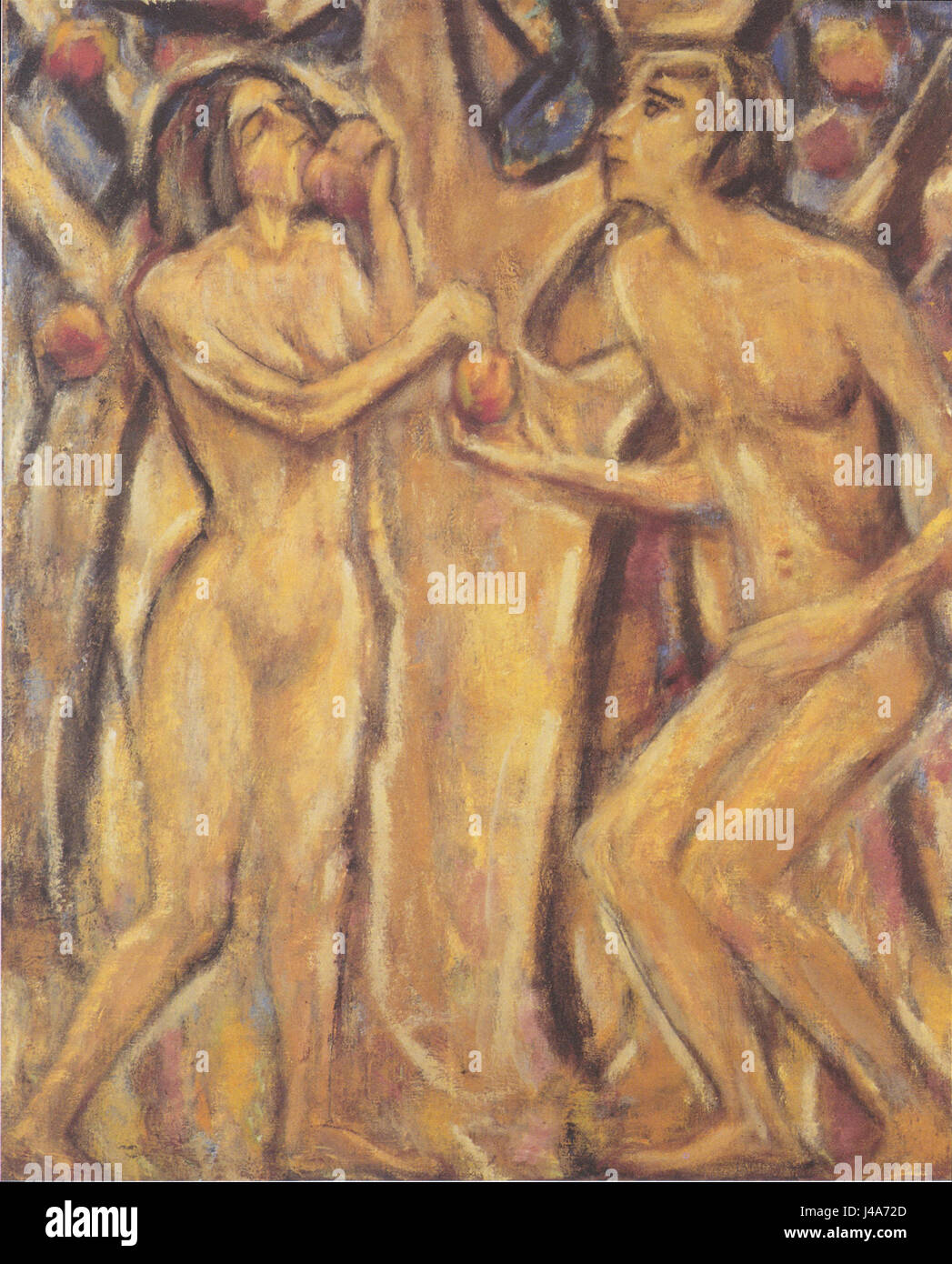 Rohlfs Adam und Eva, ca1916 Banque D'Images