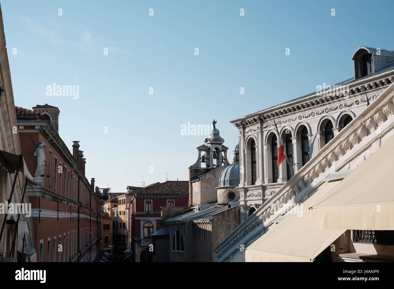 Vue sur les toits de Venise Banque D'Images