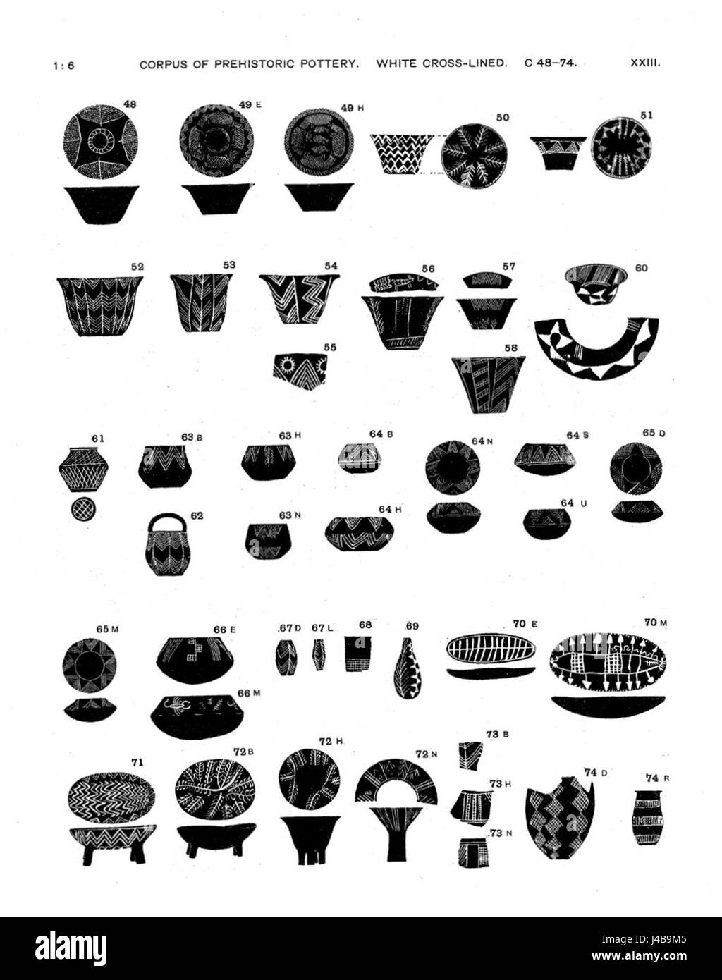 Petrie Croix blanche bordée 04 Banque D'Images