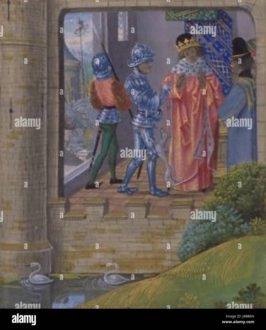 Richard II arrestation Banque D'Images