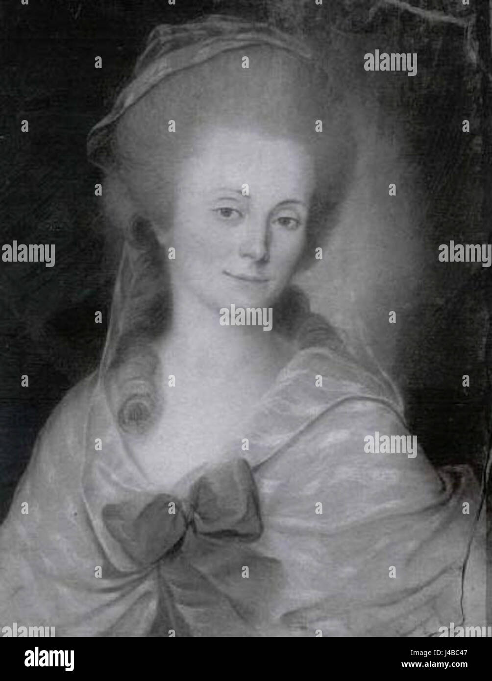 Princesse de Lamballe était une noble française, connue pour son étroite association avec la reine Marie-Antoinette. Elle était confidente et dame d'honneur, jouant un rôle important à la cour de Louis XVI. Banque D'Images