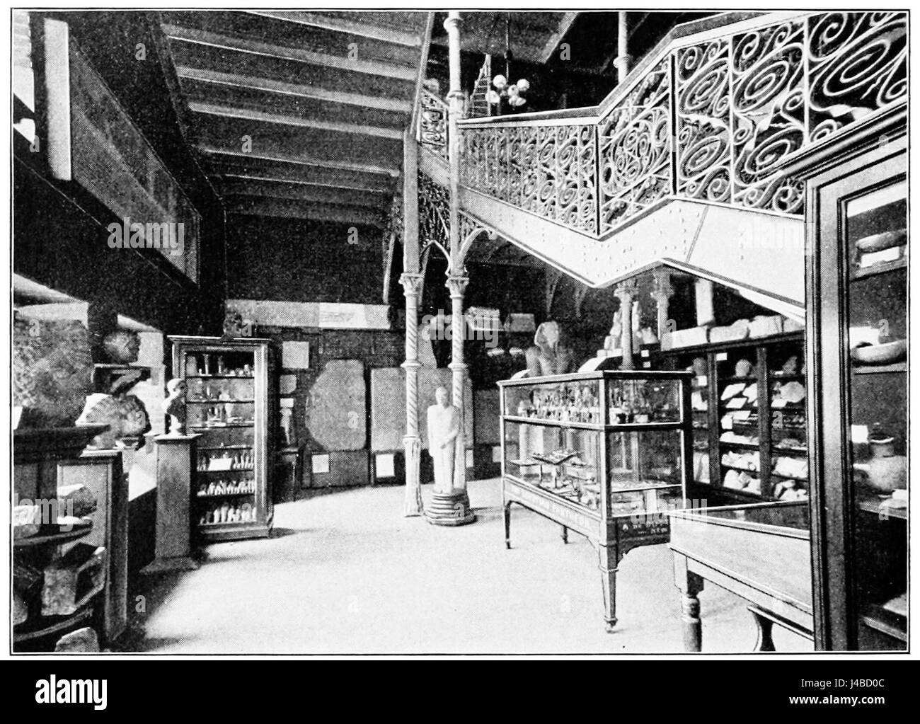Une référence à la salle égyptienne du Musée d'Archéologie, présentant des collections liées à l'Egypte ancienne et à son patrimoine culturel. Banque D'Images