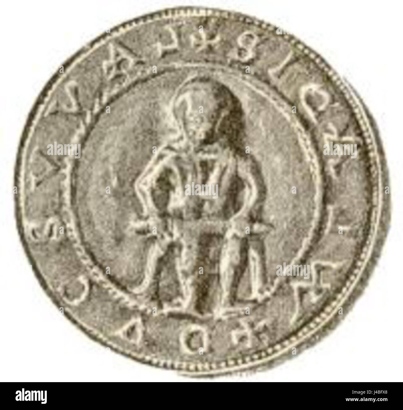 Pièce attribuée à Wladyslawa Hermana, faisant probablement référence à l'œuvre d'un artiste polonais ou à sa contribution à des arts visuels ou littéraires Banque D'Images