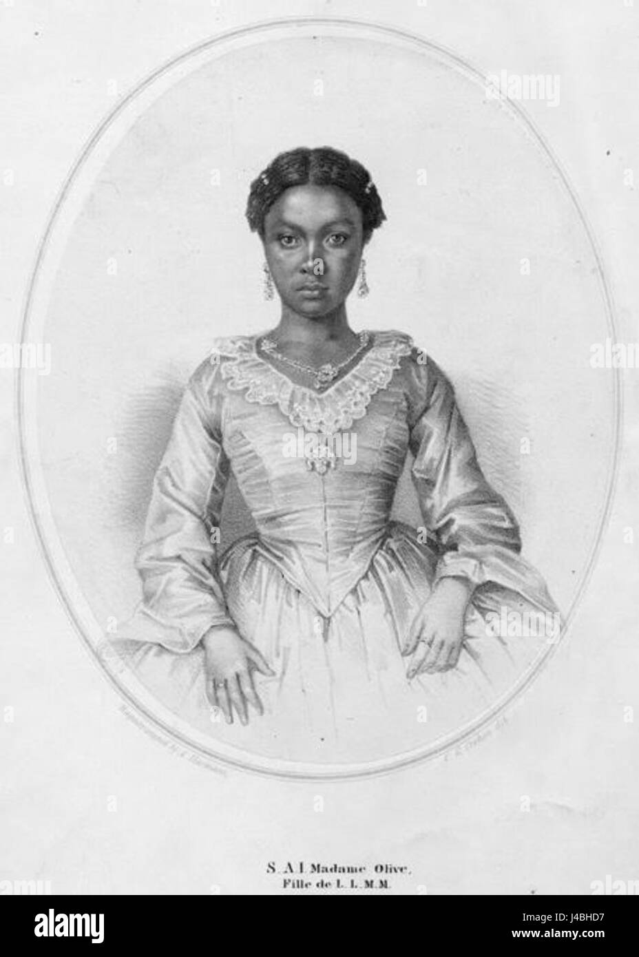 La princesse d'Olive Haïti Banque D'Images