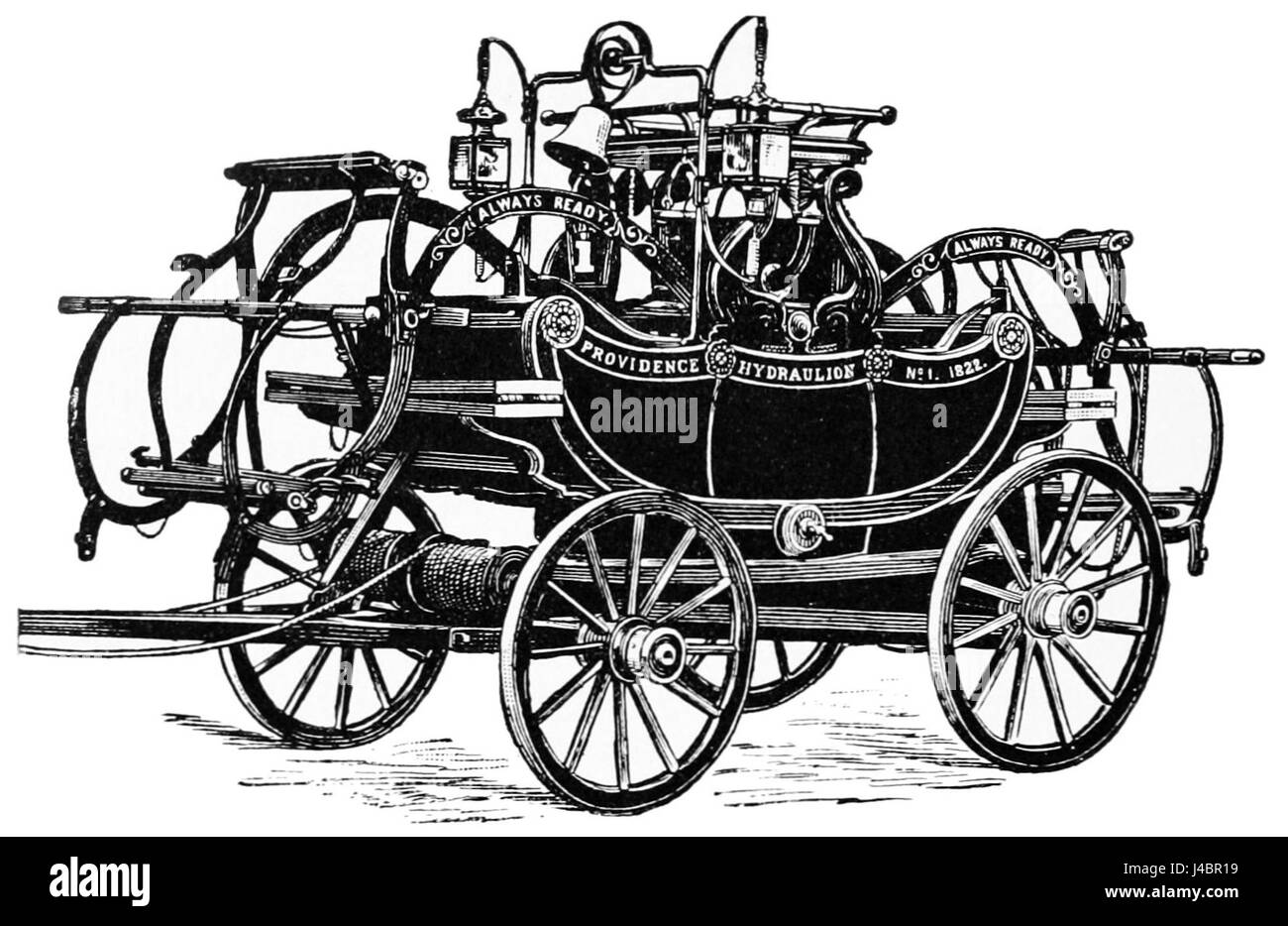 PSM V47 D502 premier moteur d'aspiration providence Fire dept Banque D'Images