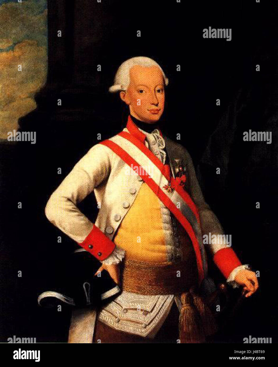 Pietro Leopoldo était le grand-duc de Toscane au XVIIIe siècle. Il est connu pour ses réformes progressistes et ses contributions aux lumières en Italie. Banque D'Images