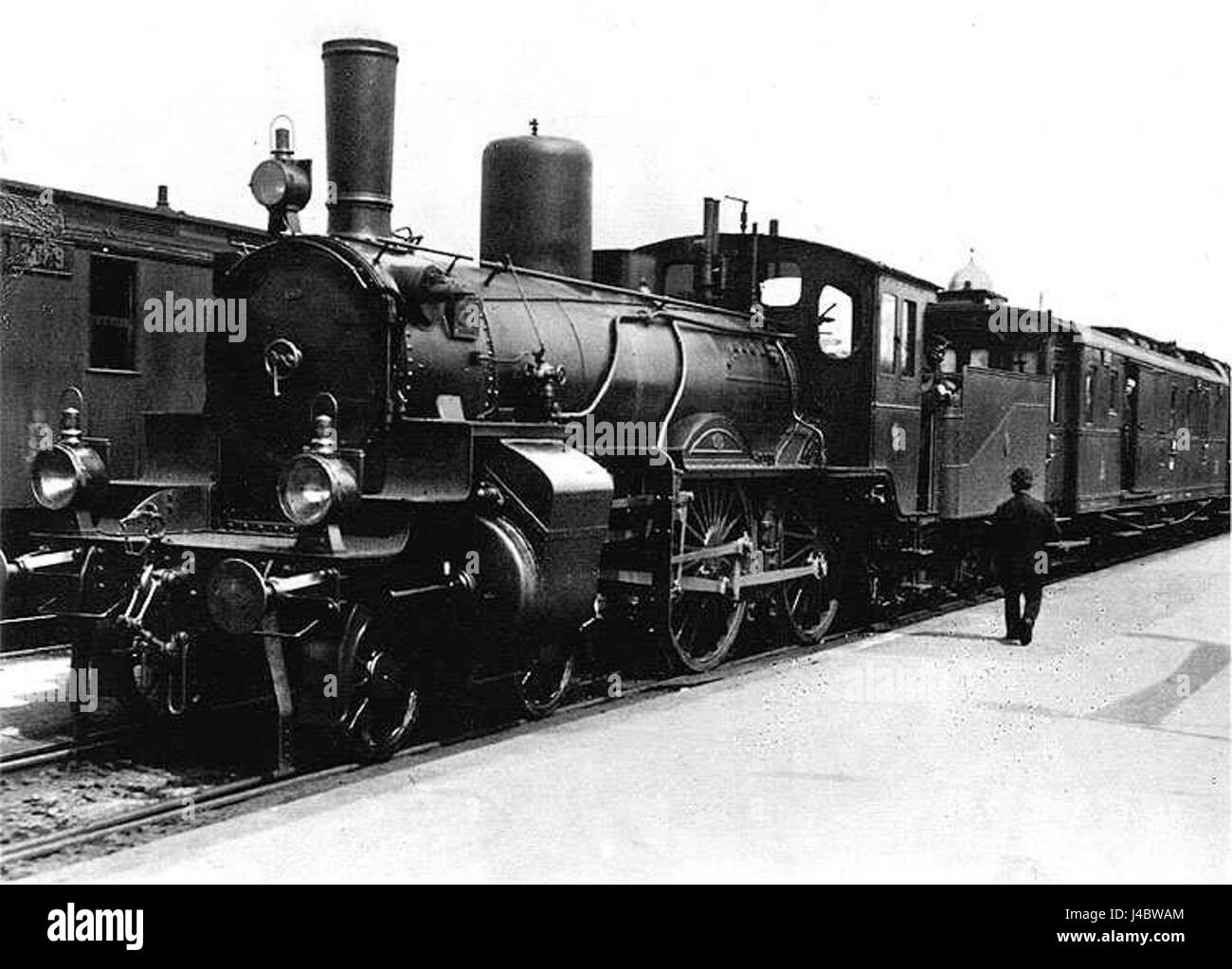 Locomotive à vapeur prussienne S3 Banque D'Images