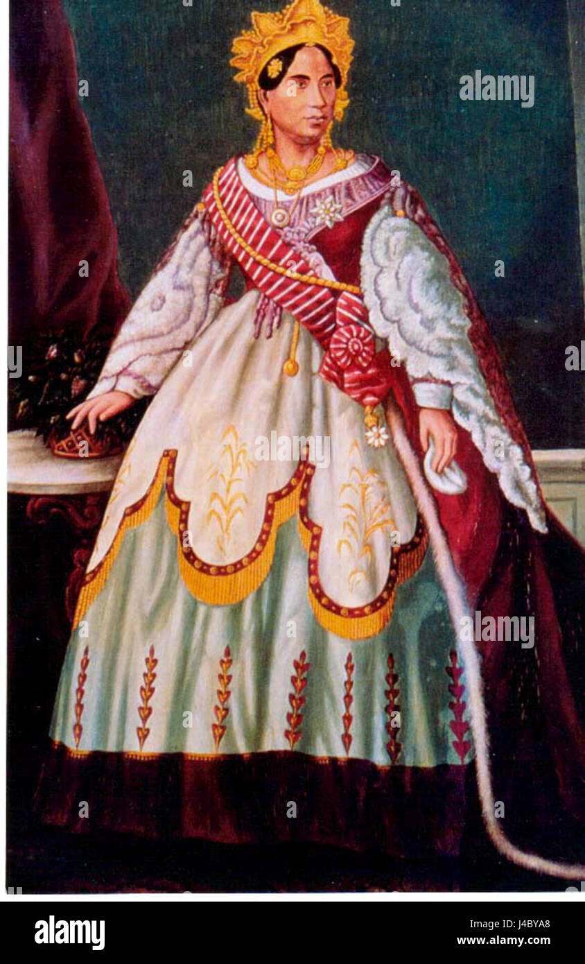 La Reine Rasoherina Banque D'Images